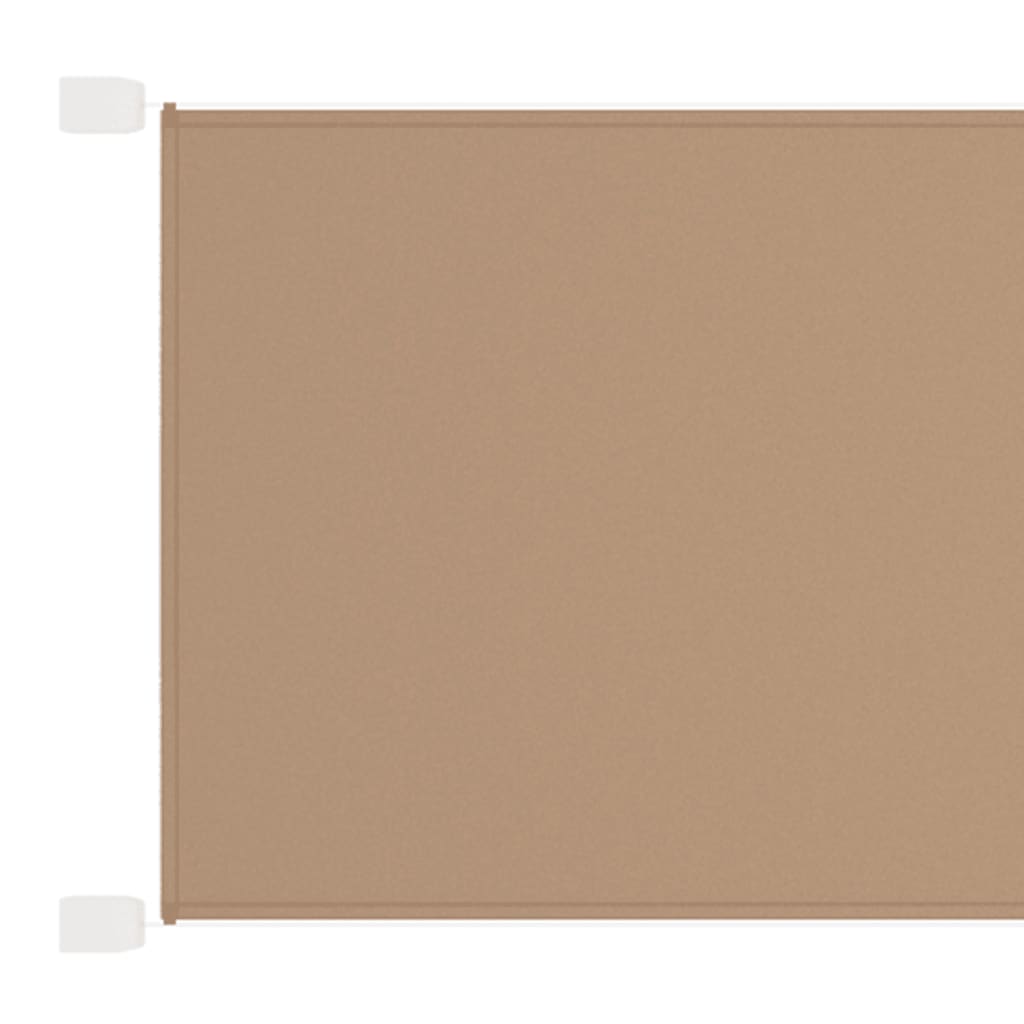 Vidaxl Luifel verticale 60x800 cm tessuto oxford taupe