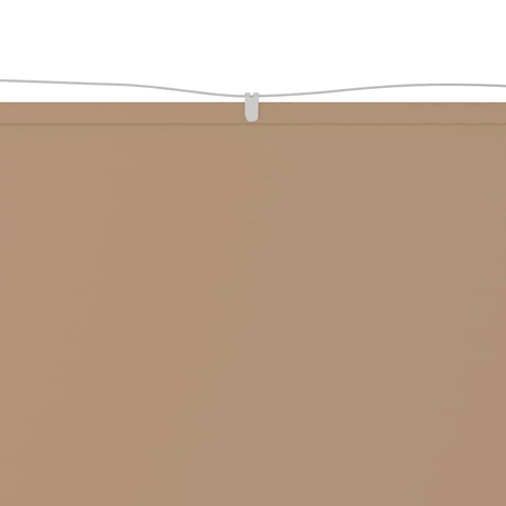 Vidaxl Luifel Vertikal 60x1000 cm Oxford Stofftaupe