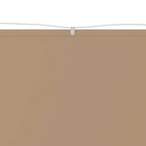 Vidaxl Luifel Vertikal 60x1200 cm Oxford Stofftaupe