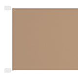 Vidaxl Luifel Vertikal 100x420 cm Oxford Stofftaupe