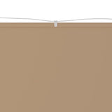 Vidaxl Luifel Vertikal 100x420 cm Oxford Stofftaupe