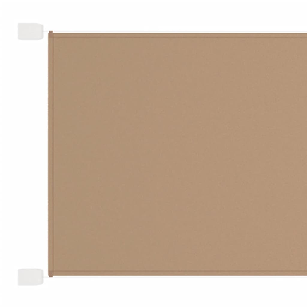 Vidaxl Luifel Vertical 140x360 cm Oxford Fabric Taupe