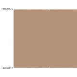 Vidaxl Luifel vertikal 140 x 600 cm Oxford Stofftaupe