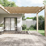 Vidaxl Luifel vertikal 140 x 600 cm Oxford Stofftaupe