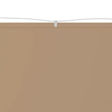 Vidaxl Luifel Vertikal 180 x 600 cm Oxford Stofftaupe