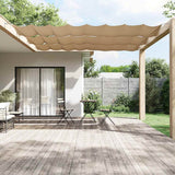 Vidaxl Luifel Vertikal 180 x 1000 cm Oxford Stofftaupe