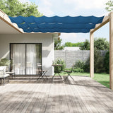 Vidaxl Luifel verticale 60x600 cm tessuto oxford blu blu