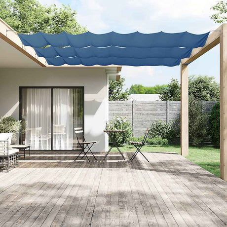 Vidaxl Luifel Vertikal 60x1200 cm Oxford Stoff Blau