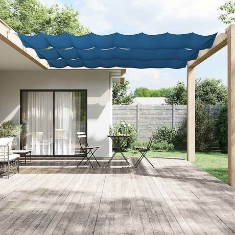 Vidaxl Luifel Vertikal 100x420 cm Oxford Stoff blau