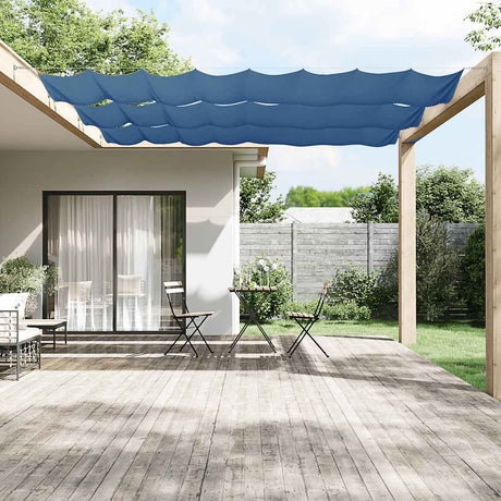 Vidaxl Luifel vertikal 100x600 cm Oxford Stoff blau