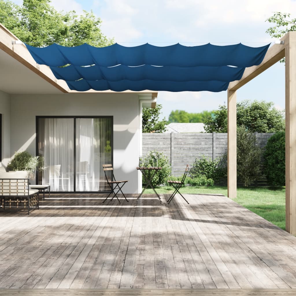 Vidaxl Luifel Vertikal 180 x 360 cm Oxford Stoff blau