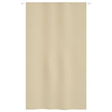 Vidaxl balkonskærm 140x240 cm oxford stof beige