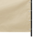 Vidaxl Balcony screen 140x240 cm Oxford fabric beige