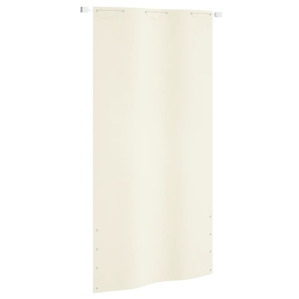 Pantalla de balcón Vidaxl 120x240 CM Oxford Fabric Cream -Colores