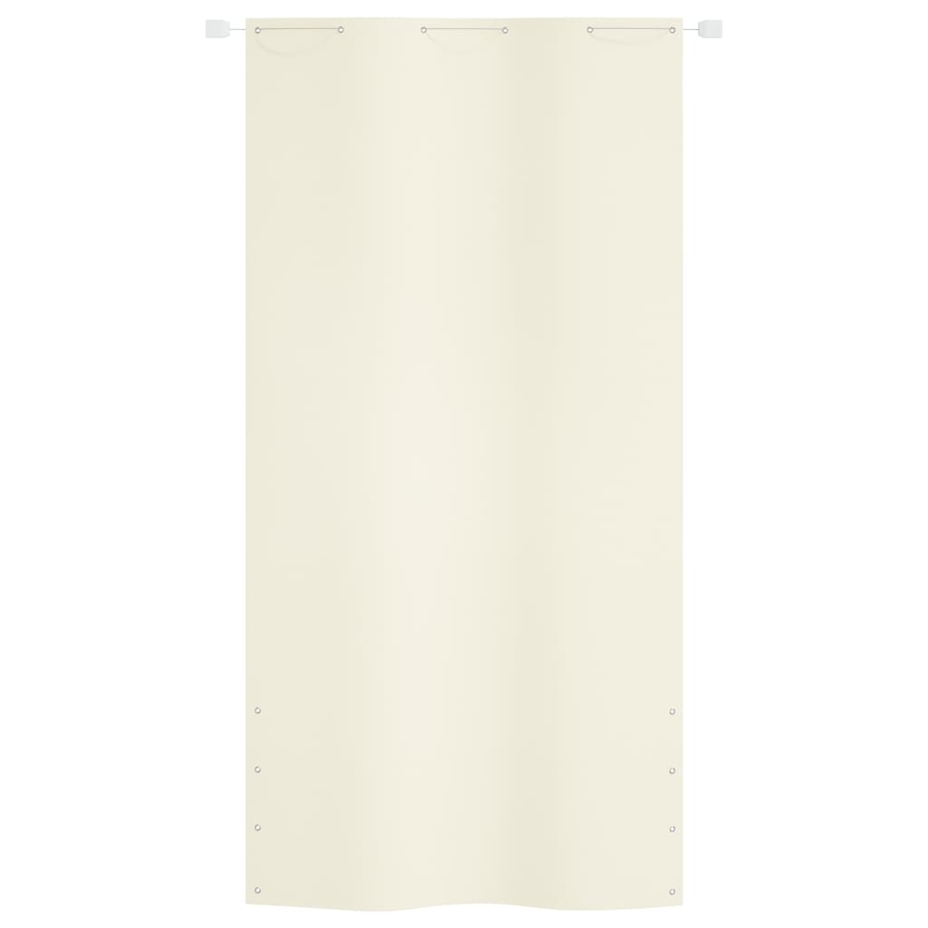 Pantalla de balcón Vidaxl 120x240 CM Oxford Fabric Cream -Colores