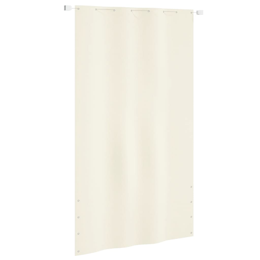 Vidaxl Balkon SCREEN 140X240 cm Oxford Stoff Creme -Colored