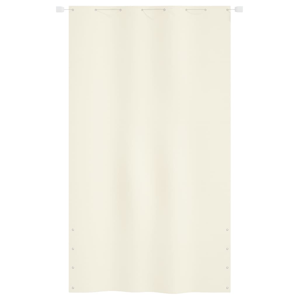 Vidaxl balkongskjerm 140x240 cm Oxford stoffkrem -farget