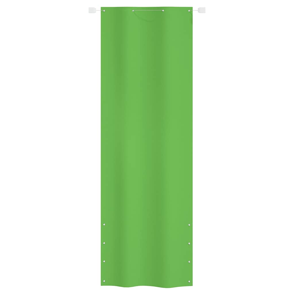 Vidaxl Balkon Bildschirm 80x240 cm Oxford Stoff hellgrün