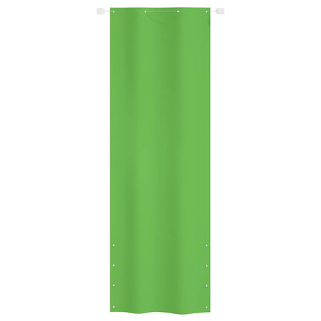 Vidaxl Balkon Bildschirm 80x240 cm Oxford Stoff hellgrün