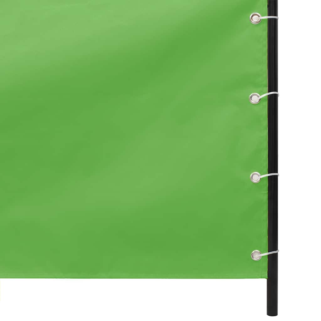 Vidaxl Balkon Bildschirm 80x240 cm Oxford Stoff hellgrün