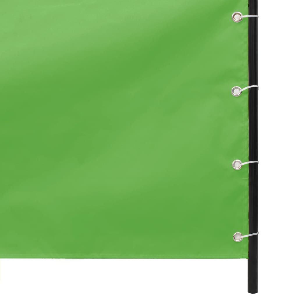 Pantalla de balcón Vidaxl 80x240 cm Oxford Fabric Verde