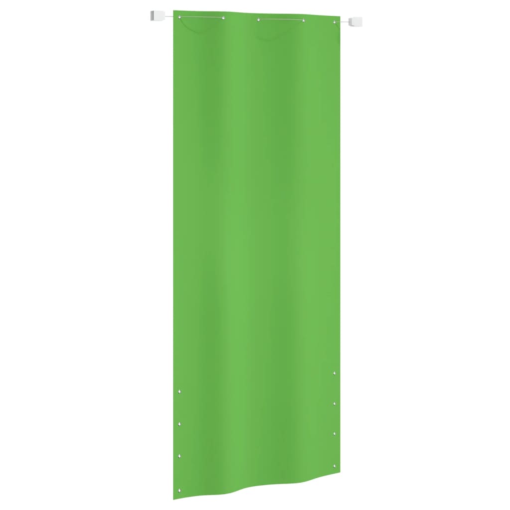 Pantalla de balcón Vidaxl 100x240 cm Oxford Fabric Green