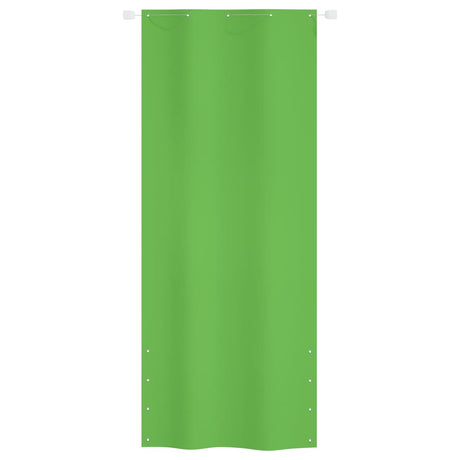 Vidaxl Balkon Bildschirm 100x240 cm Oxford Stoff hellgrün