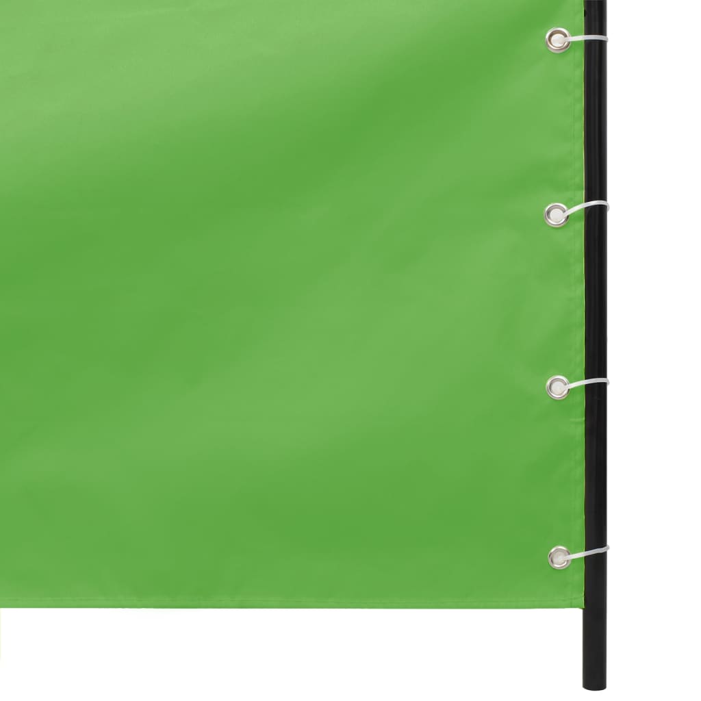 Pantalla de balcón Vidaxl 100x240 cm Oxford Fabric Green