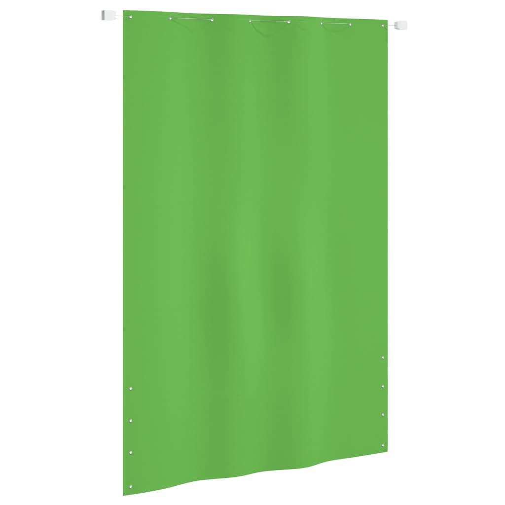 Vidaxl Balcony Schermata 160x240 cm tessuto oxford verde chiaro