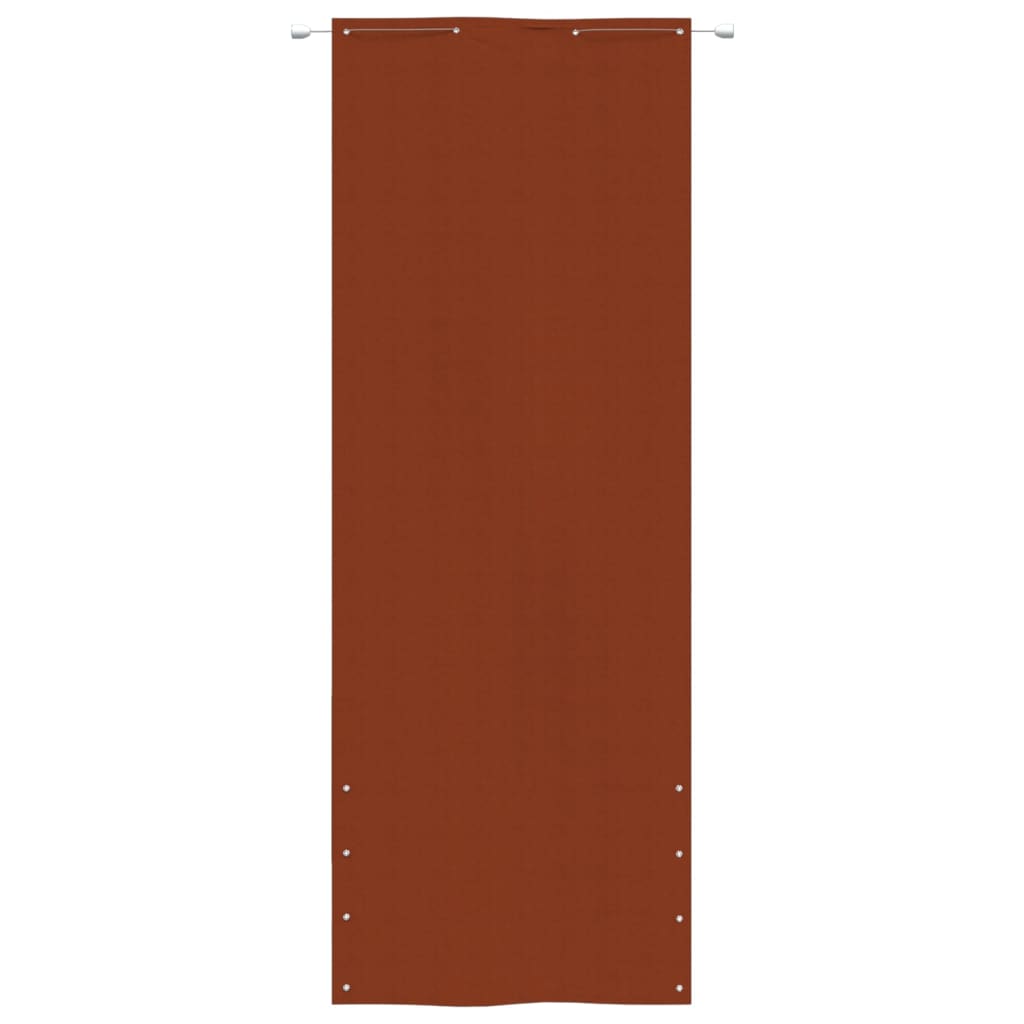 Vidaxl Balkon ekran 80x240 cm Oxford Fabric Terracotta -Colored