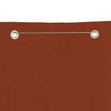 Vidaxl Balkon Bildschirm 80x240 cm Oxford Fabric Terracotta -gelöscht