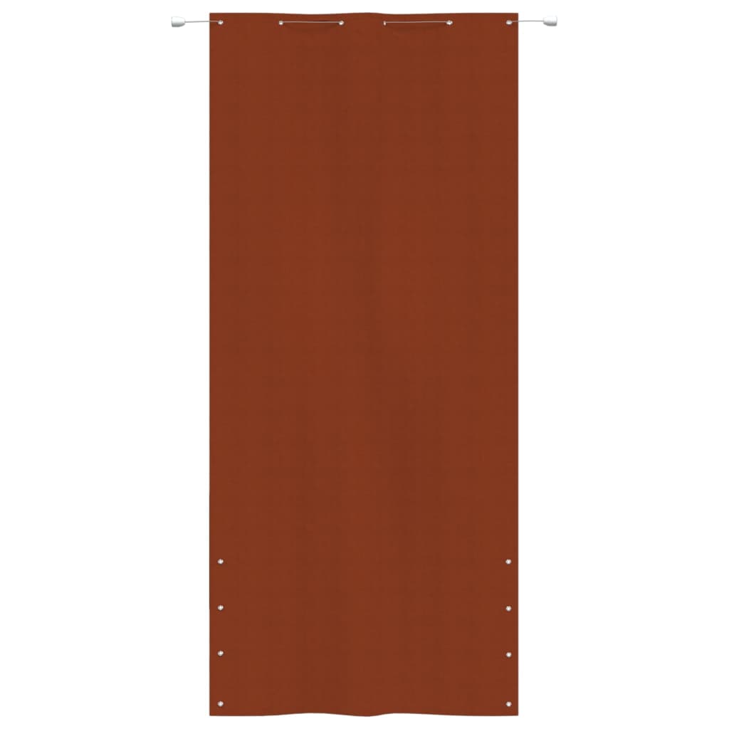 Pantalla de balcón Vidaxl 120x240 cm Oxford Fabric Terracotta