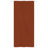 Vidaxl balkonskærm 120x240 cm Oxford stof terracotta -farvet