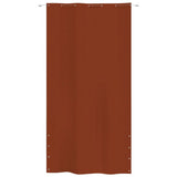 VIDAXL -Balkon -Bildschirm 140x240 cm Oxford Fabric Terracotta -Colored