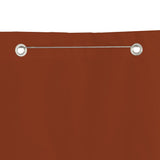 VIDAXL -Balkon -Bildschirm 140x240 cm Oxford Fabric Terracotta -Colored