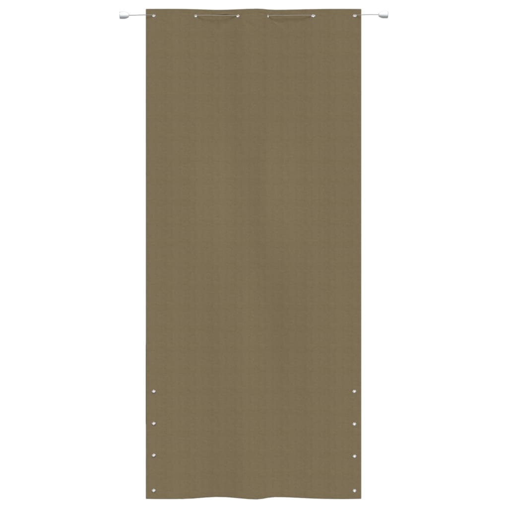 Pantalla de balcón Vidaxl 120x240 CM Oxford Fabric Taupe