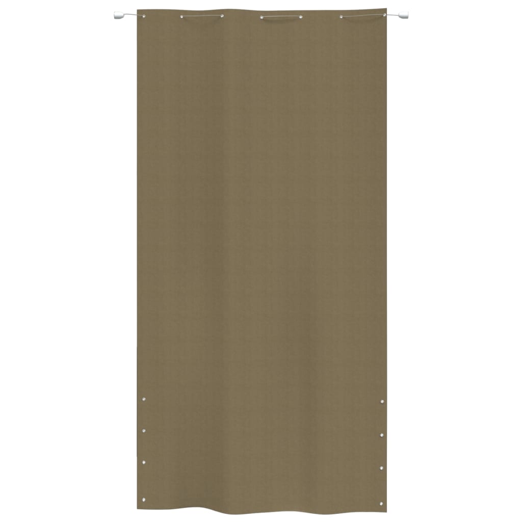 Vidaxl balkongskärm 140x240 cm oxford tyg taupe