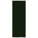 Vidaxl Balkon ekran 80x240 cm Oxford Fabric Dark Green