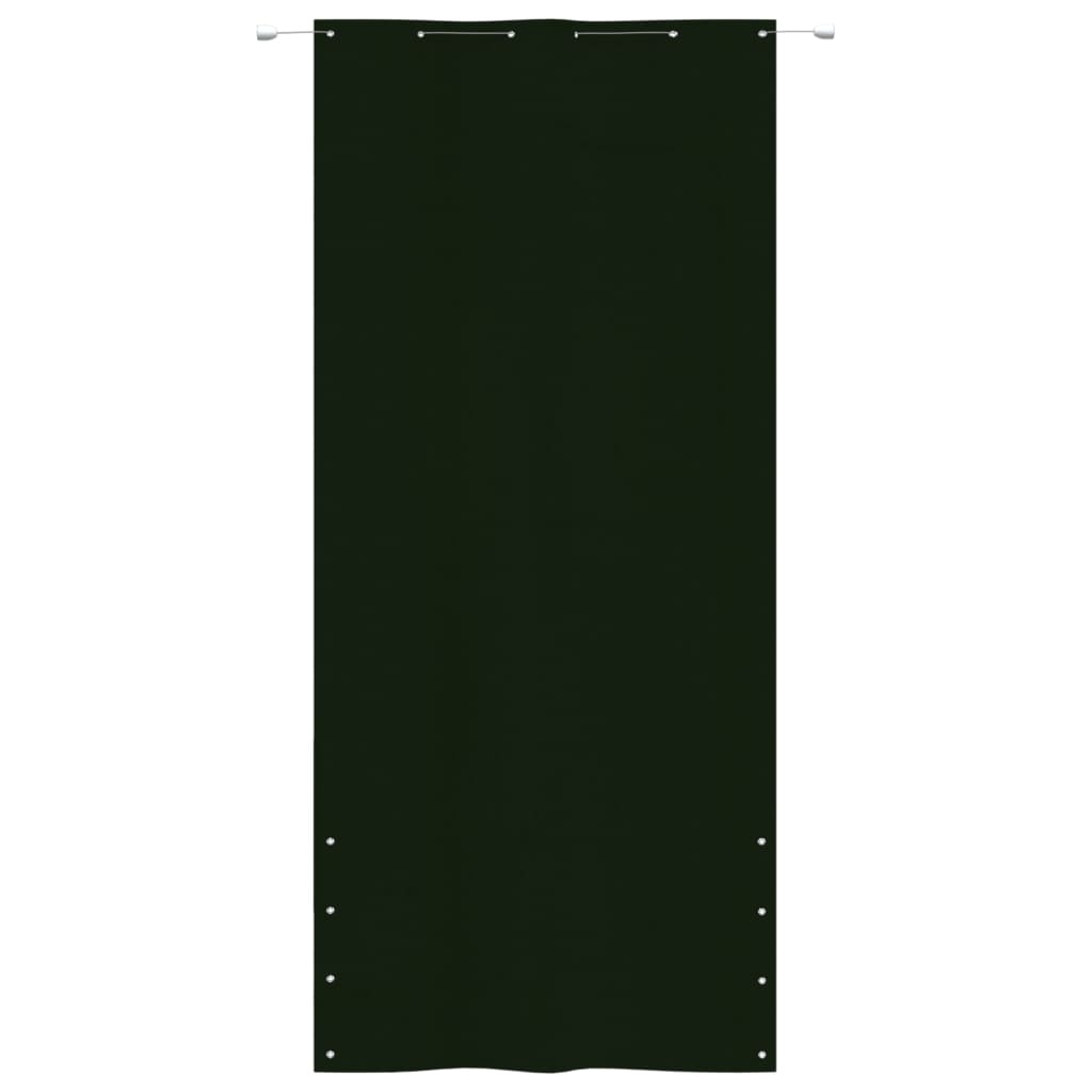 Pantalla de balcón Vidaxl 120x240 CM Oxford Fabric Dark Green