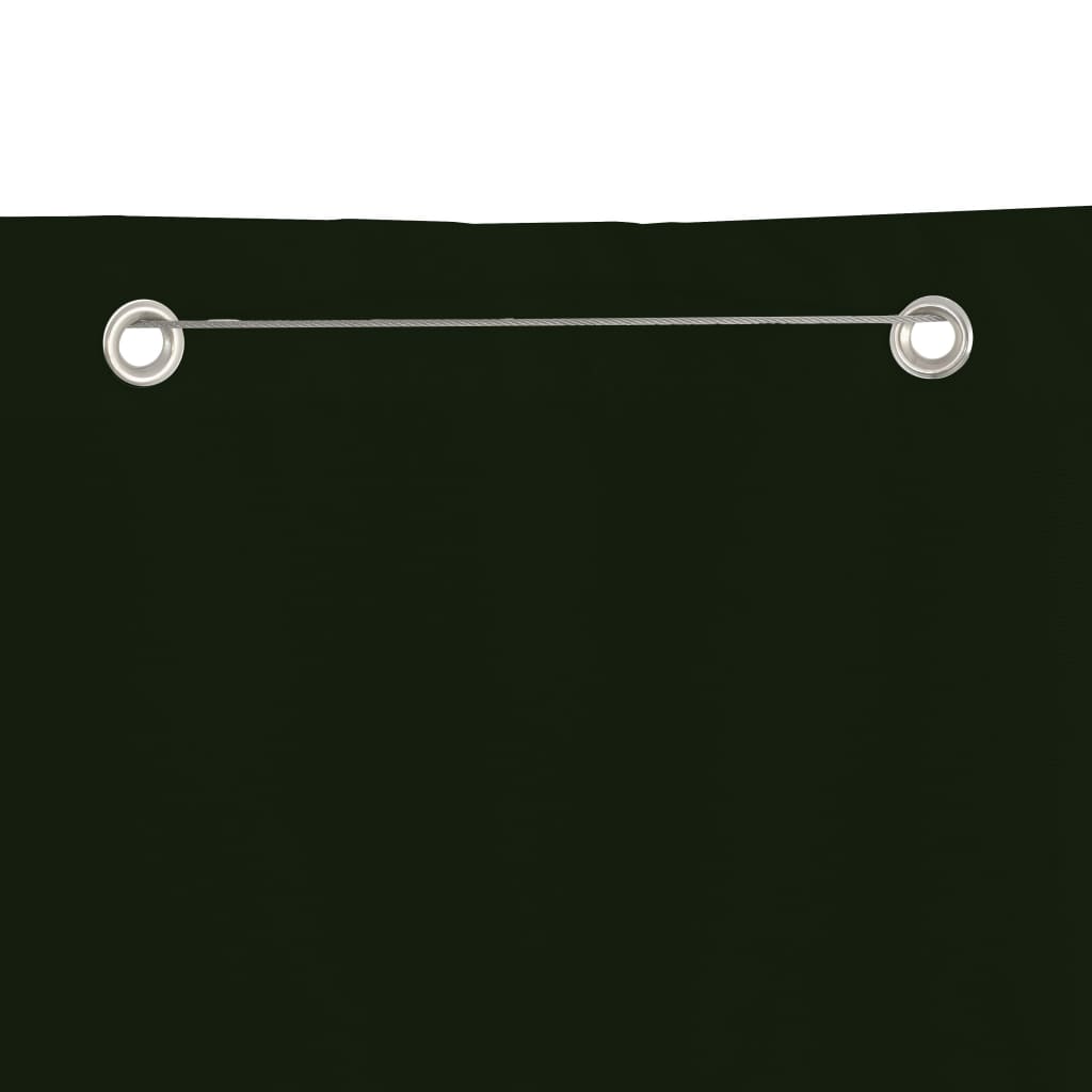 Pantalla de balcón Vidaxl 120x240 CM Oxford Fabric Dark Green