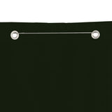 Vidaxl Balkon Bildschirm 140x240 cm Oxford Stoff dunkelgrün