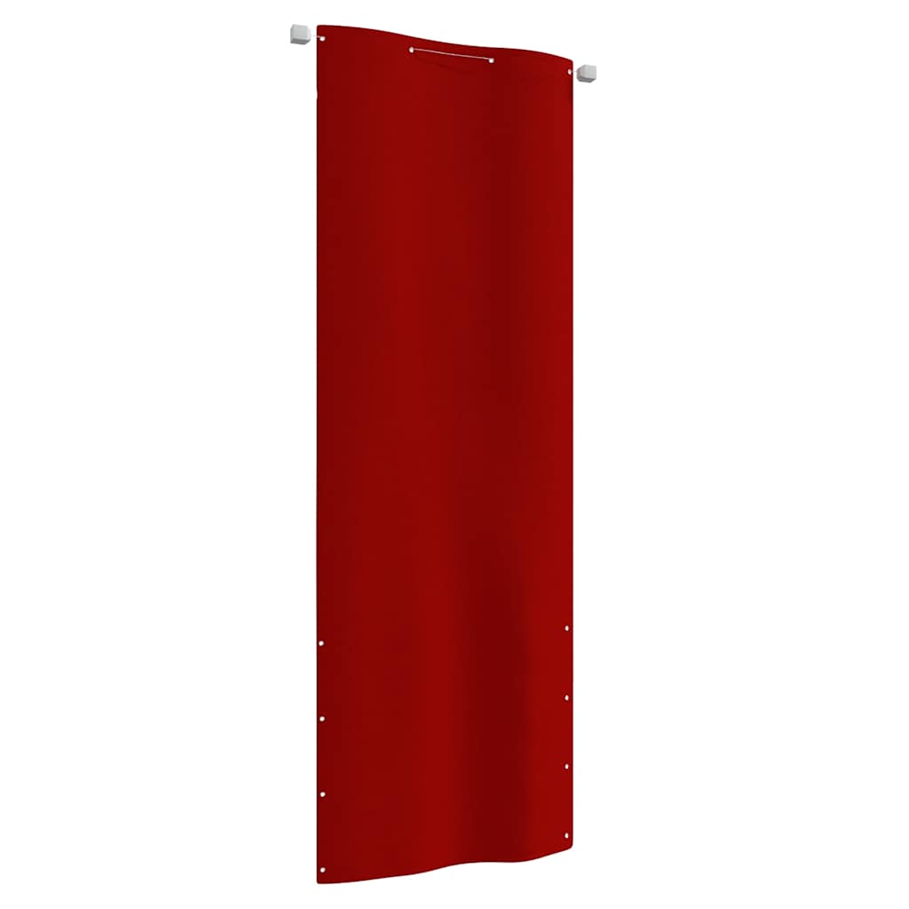 Vidaxl Balkon Bildschirm 80x240 cm Oxford Stoff rot