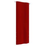Vidaxl Balkon Bildschirm 80x240 cm Oxford Stoff rot
