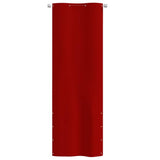 Vidaxl Balkon Bildschirm 80x240 cm Oxford Stoff rot