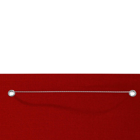 Vidaxl Balkon Bildschirm 80x240 cm Oxford Stoff rot