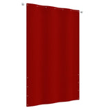 Vidaxl Balkon Bildschirm 140x240 cm Oxford Stoff rot