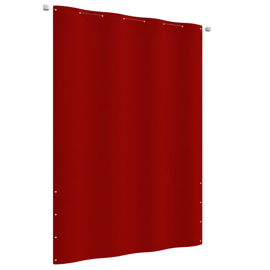 Vidaxl Balcony Schermata 160x240 cm tessuto Oxford rosso