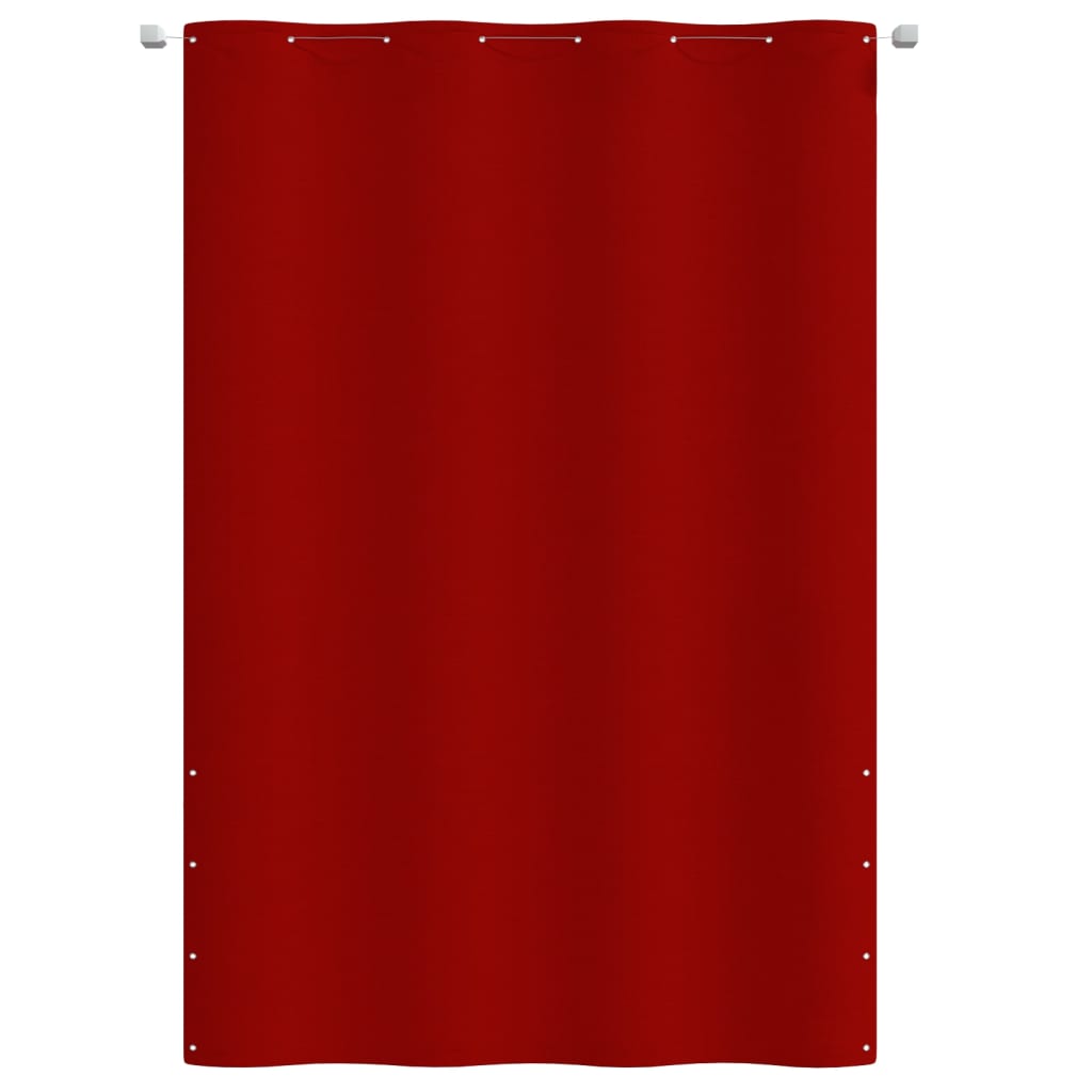 Vidaxl Balcony Schermata 160x240 cm tessuto Oxford rosso