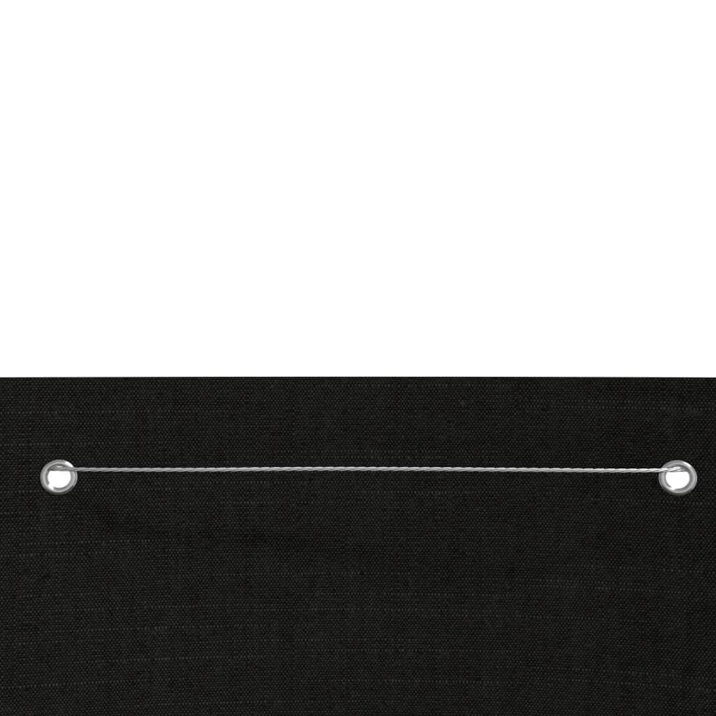 Vidaxl Balkon Bildschirm 140x240 cm Oxford Stoff schwarz