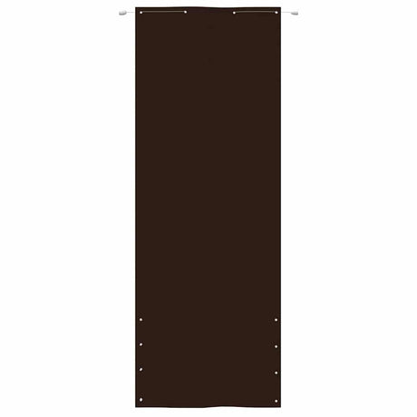 Vidaxl Balkon Bildschirm 80x240 cm Oxford Stoff braun